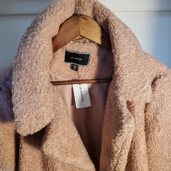 Le Chateau 3/4 length Sherpa Coat - Picture 4 of 7